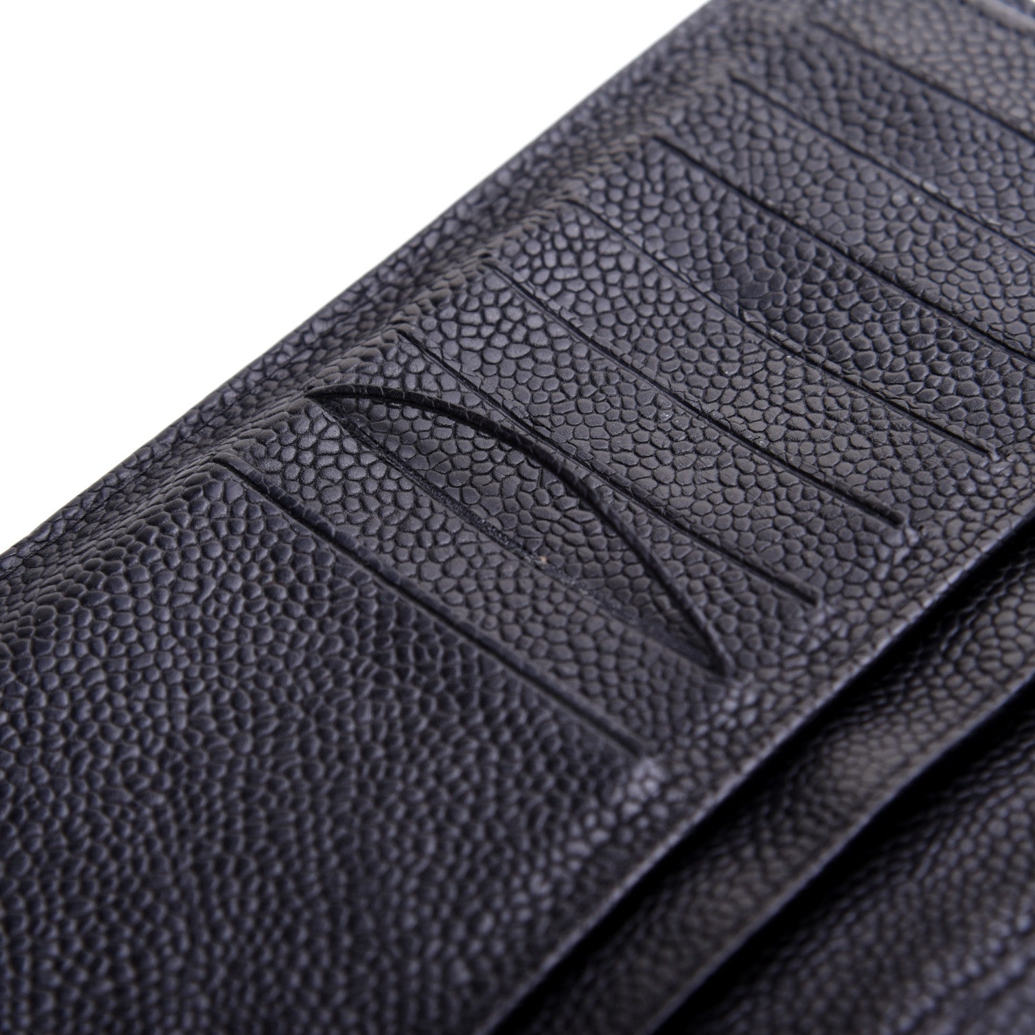 Chanel Caviar Quilted Yen Wallet Black 11 of 13