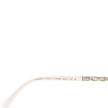 Chanel Chain Sunglasses 4194-Q White 4 of 9