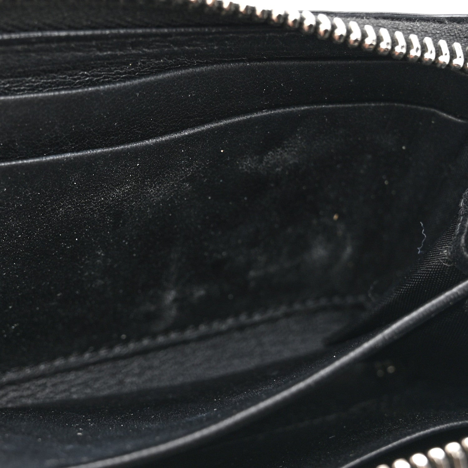 Givenchy Calfskin Iconic Bambi Print Mini Zip Wallet Black White 7 of 10