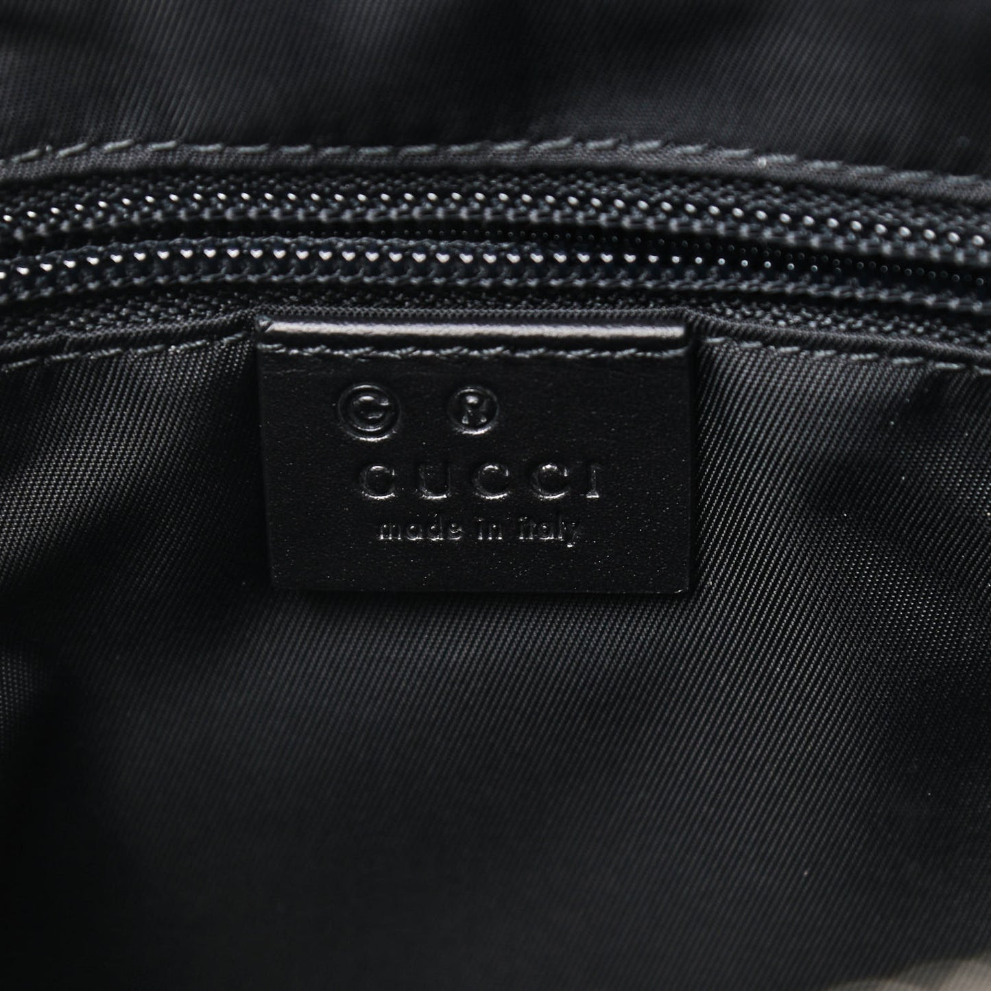 Nylon Web Top Handle Shoulder Bag Black