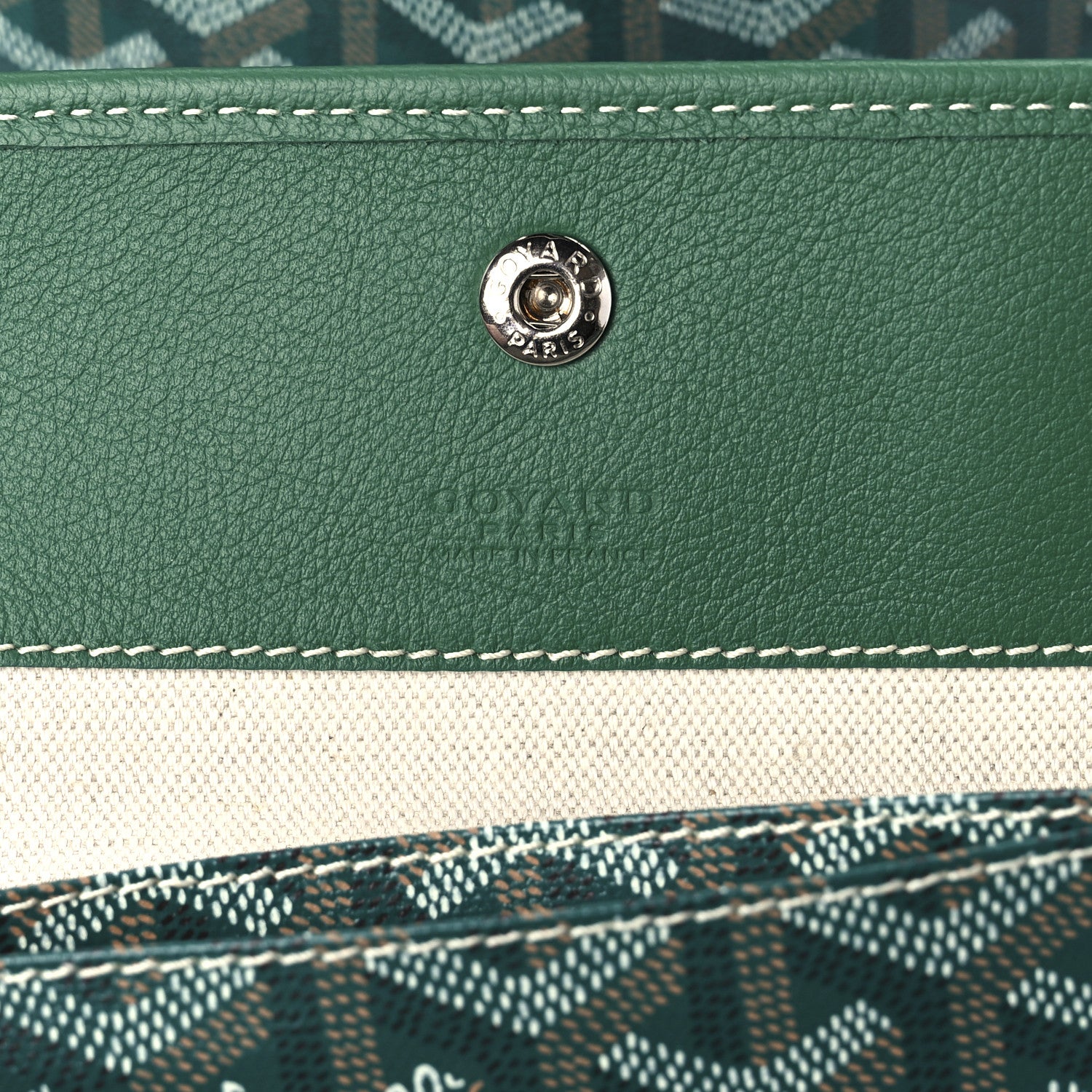 Goyard Goyardine Saint Louis PM Green 8 of 12