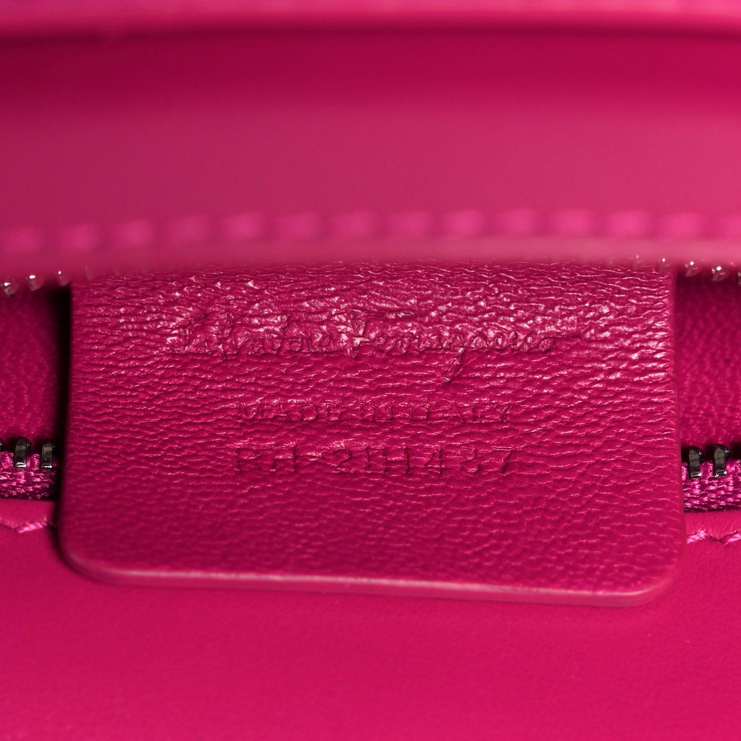 Crocodile Gancio Shoulder Bag Cerise