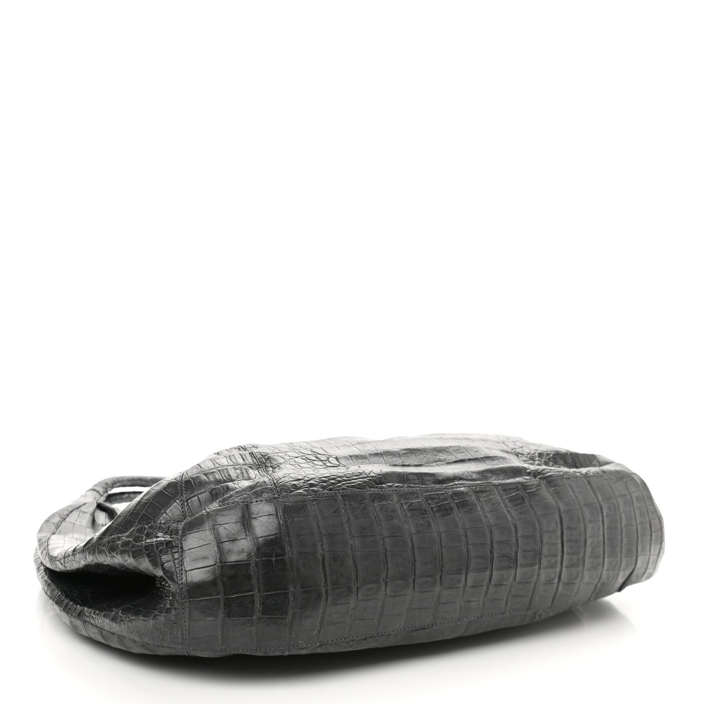Crocodile Hobo Black