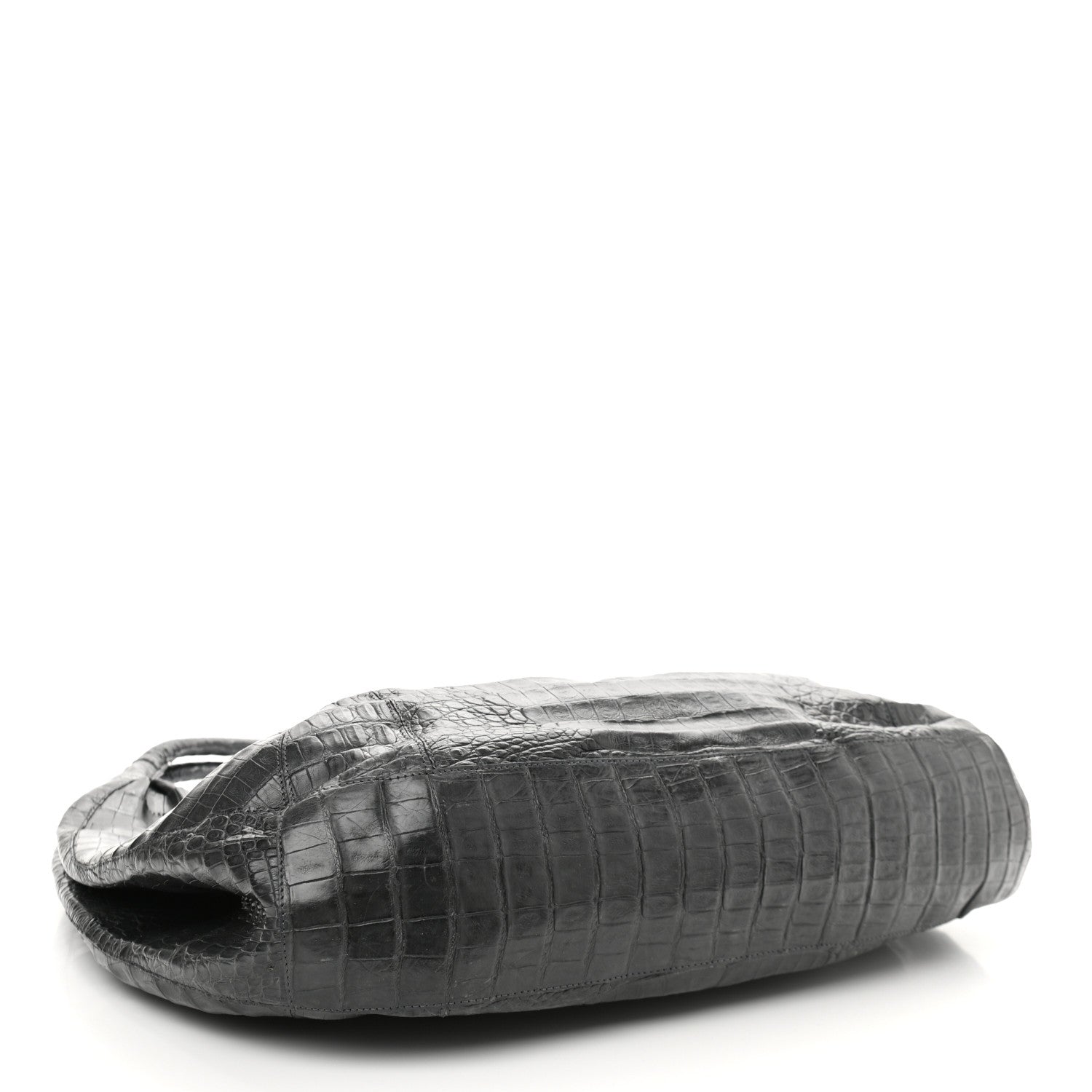 Nancy Gonzalez Crocodile Hobo Black 3 of 9