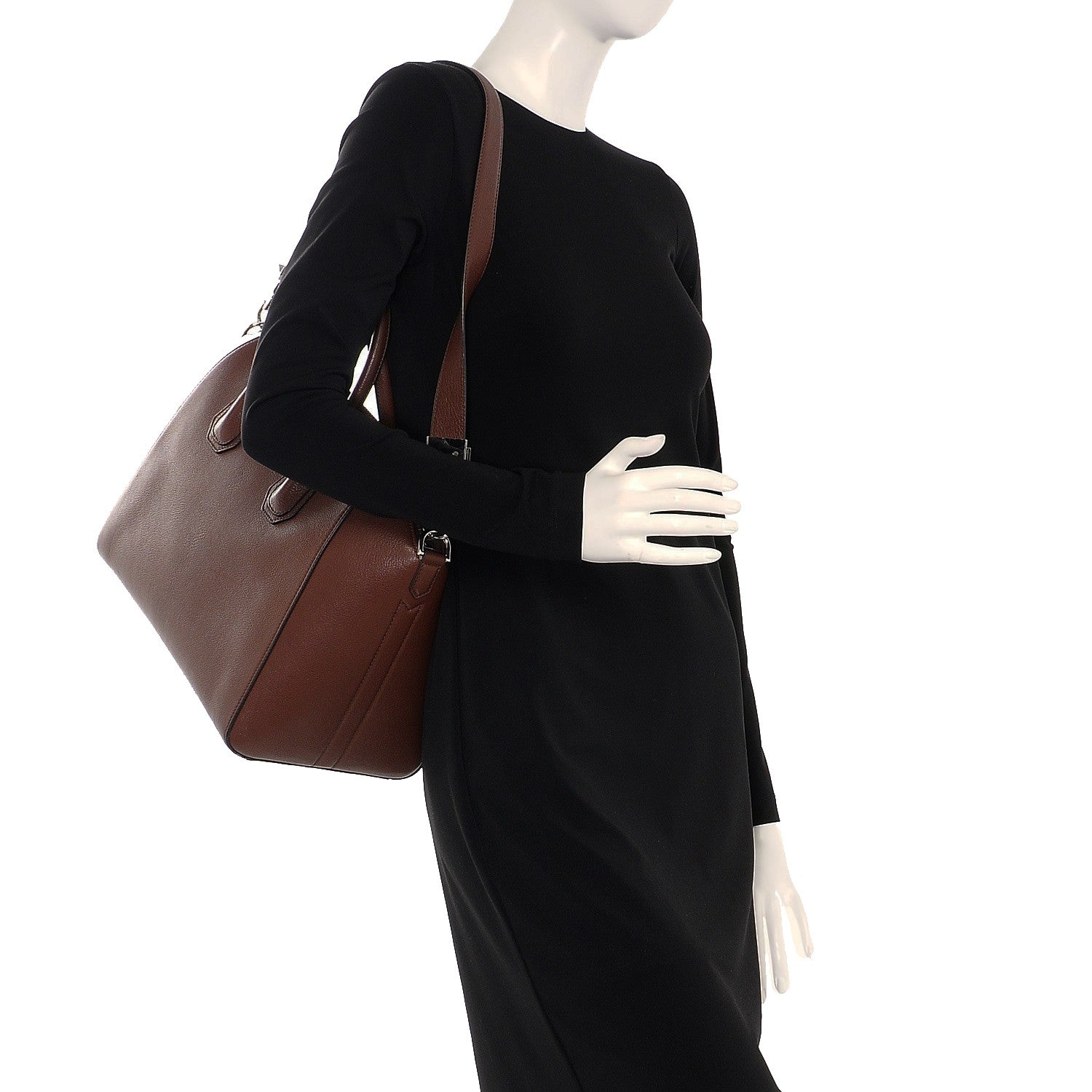 Givenchy Sugar Goatskin Medium Antigona Brown 2 of 9