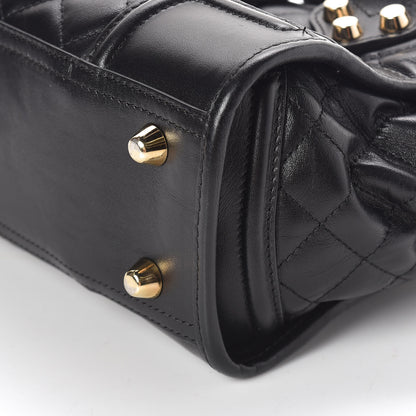 Burberry Calfskin Quilted Manor Tote Black 9 of 9