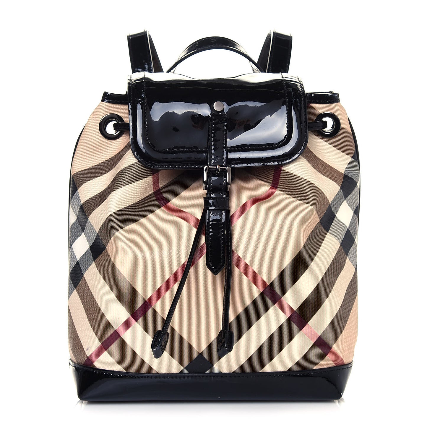 Patent Nova Check Backpack Black