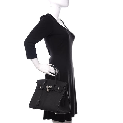 Hermes Chevre de Coromandel Birkin 30 Black 2 of 11