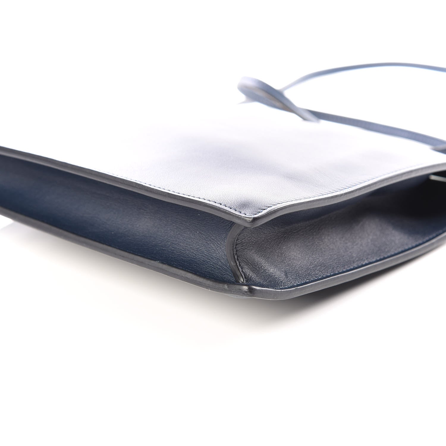 Celine Smooth Calfskin Mini Clasp Bag Navy 6 of 9