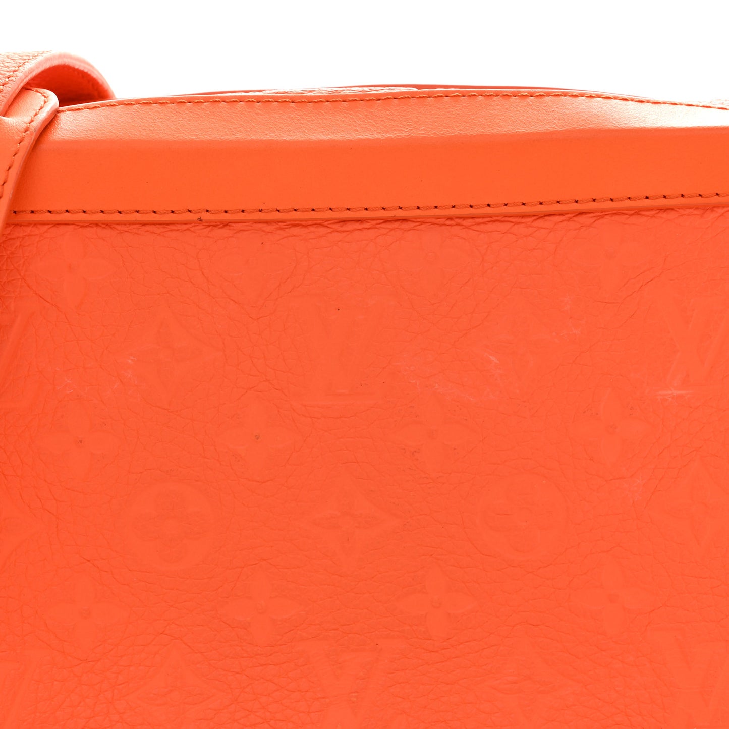 Taurillon Monogram Solar Ray Soft Trunk Orange