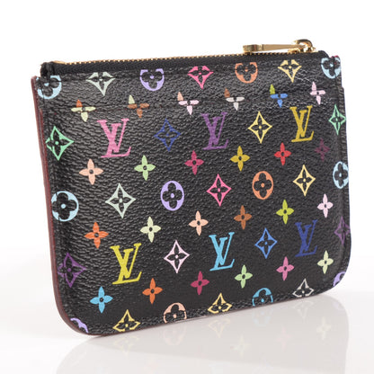Louis Vuitton Monogram Multicolor Key Pouch Black Grenade 3 of 7