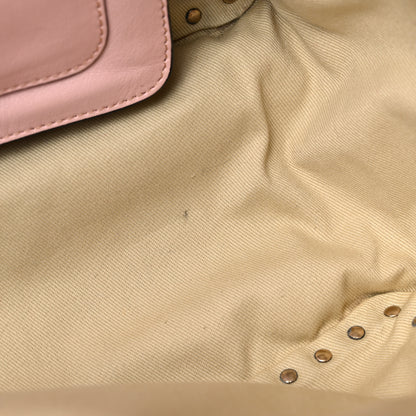 Valentino Garavani Vitello Medium Rockstud Tote Water Rose 12 of 13