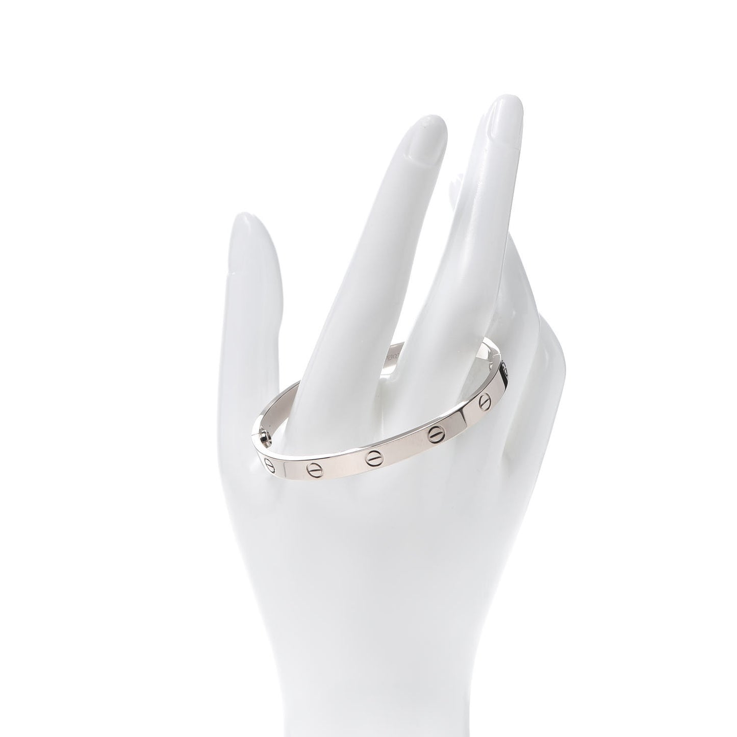 18K White Gold LOVE Bracelet 18