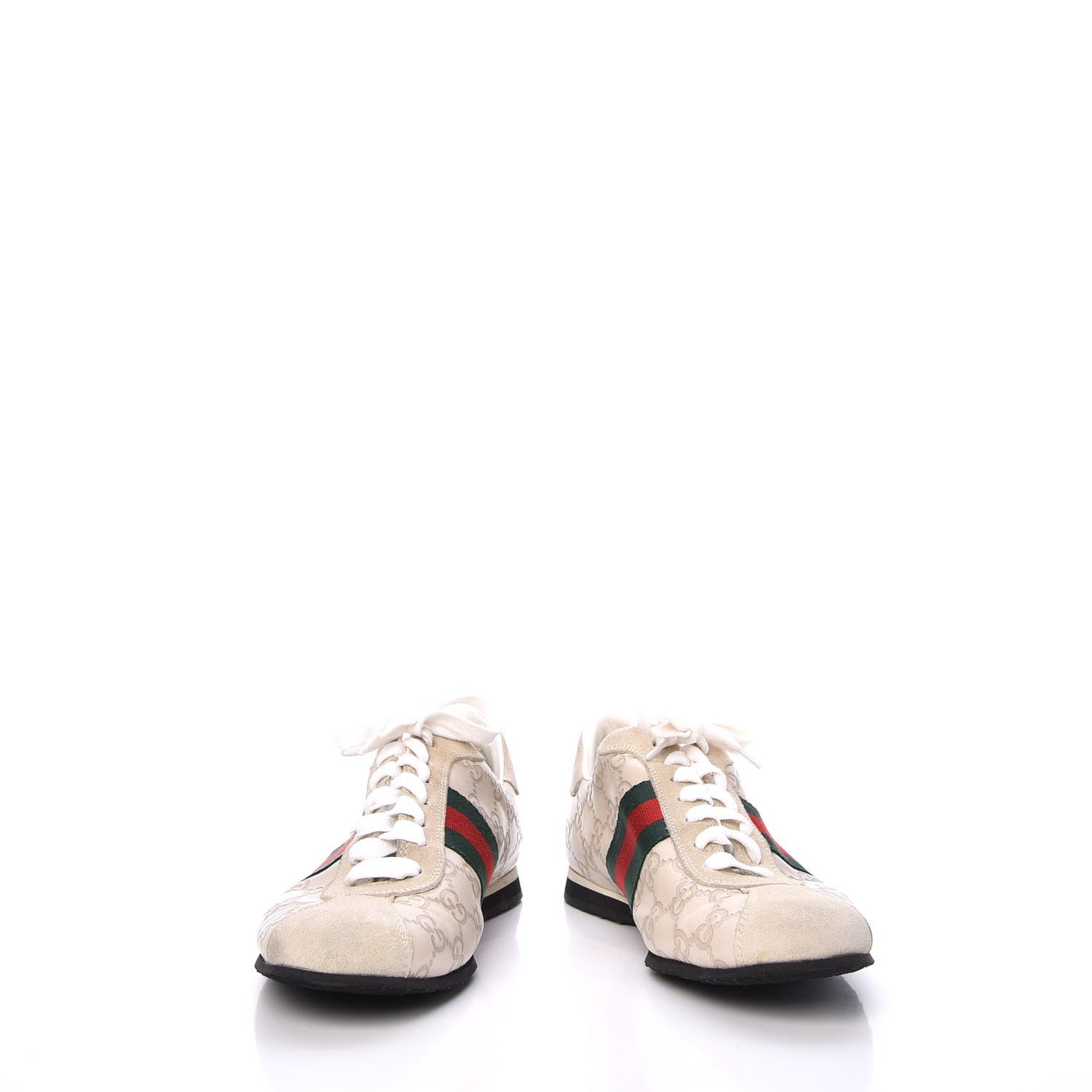 Guccissima Web Mens Sneakers 10 White