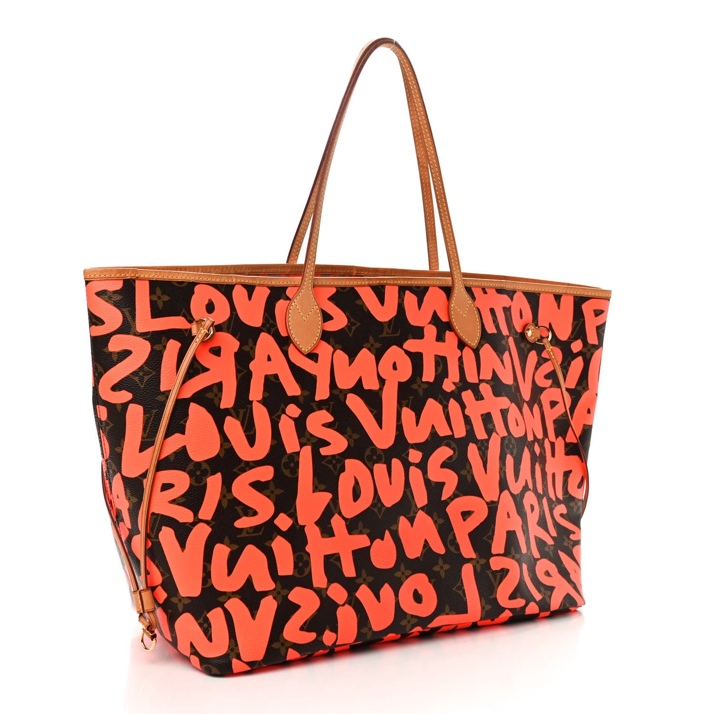 Monogram Graffiti Neverfull GM Orange