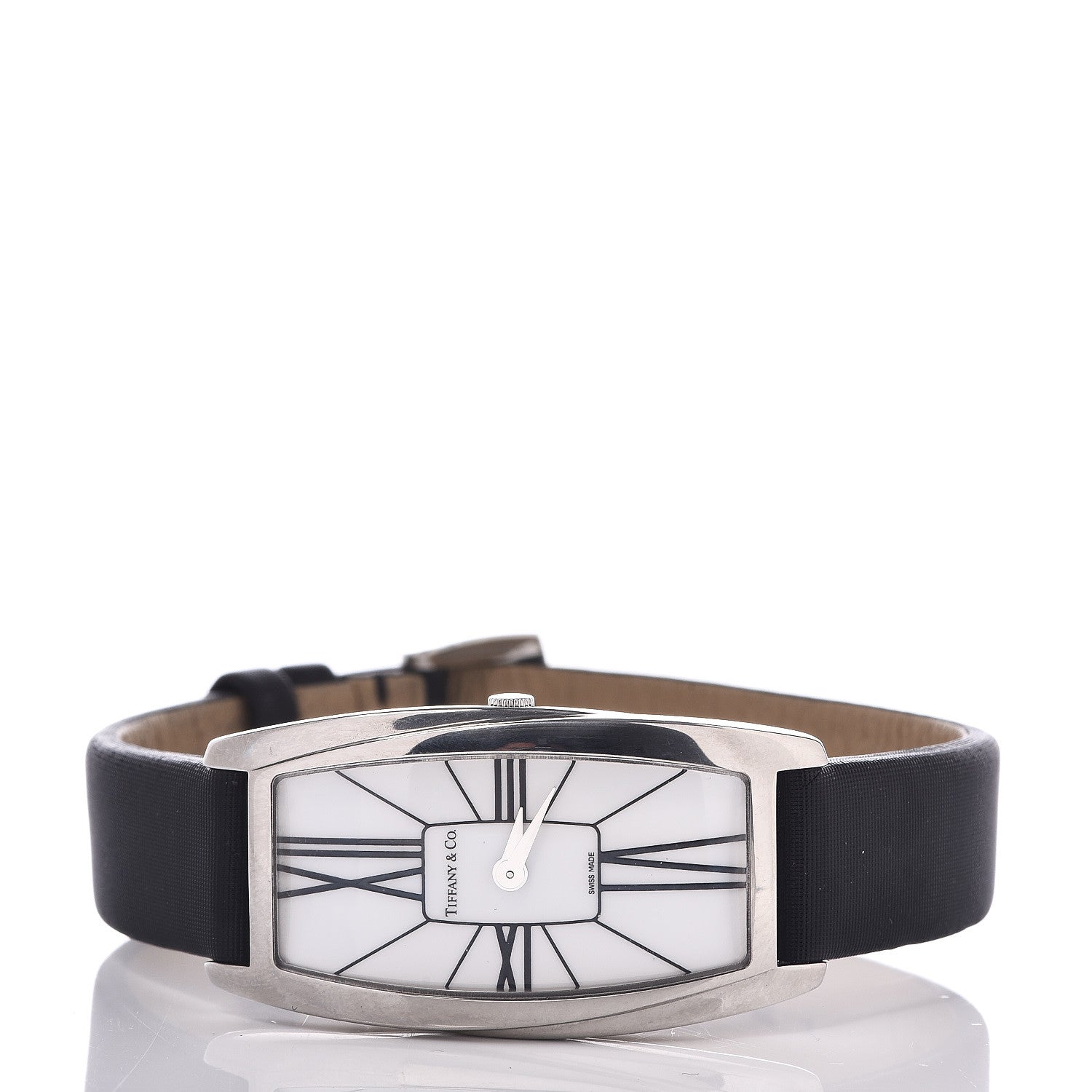 Tiffany Stainless Steel Calfskin 22mm Gemea Quartz Watch 3 of 8