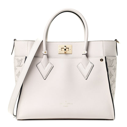 Louis Vuitton Calfskin Monogram On My Side Greige 1 of 4