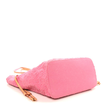 Louis Vuitton Monogram Denim Neverfull MM Rose 4 of 9
