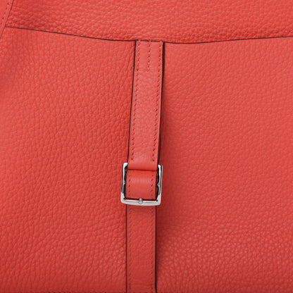 Hermes Taurillon Clemence Halzan 25 Rose Texas 11 of 17