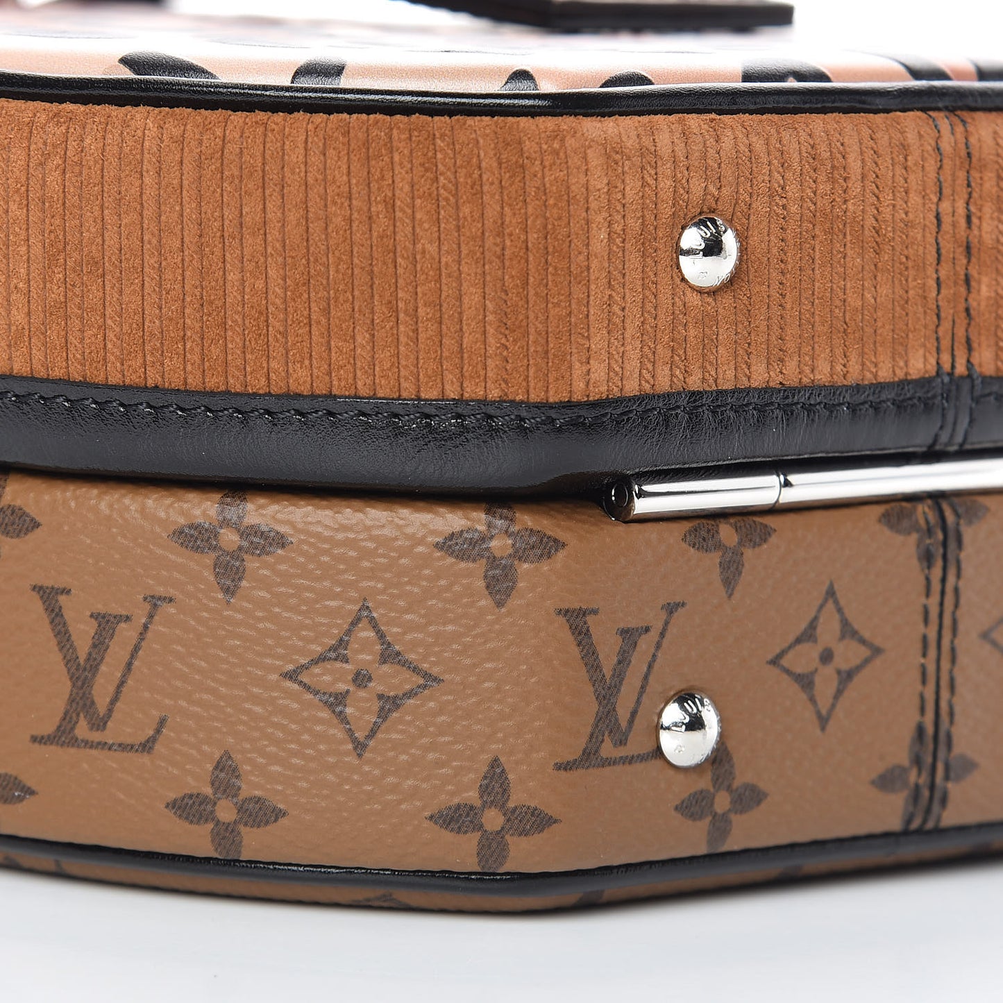 Reverse Monogram Leopard Petite Boite Chapeau