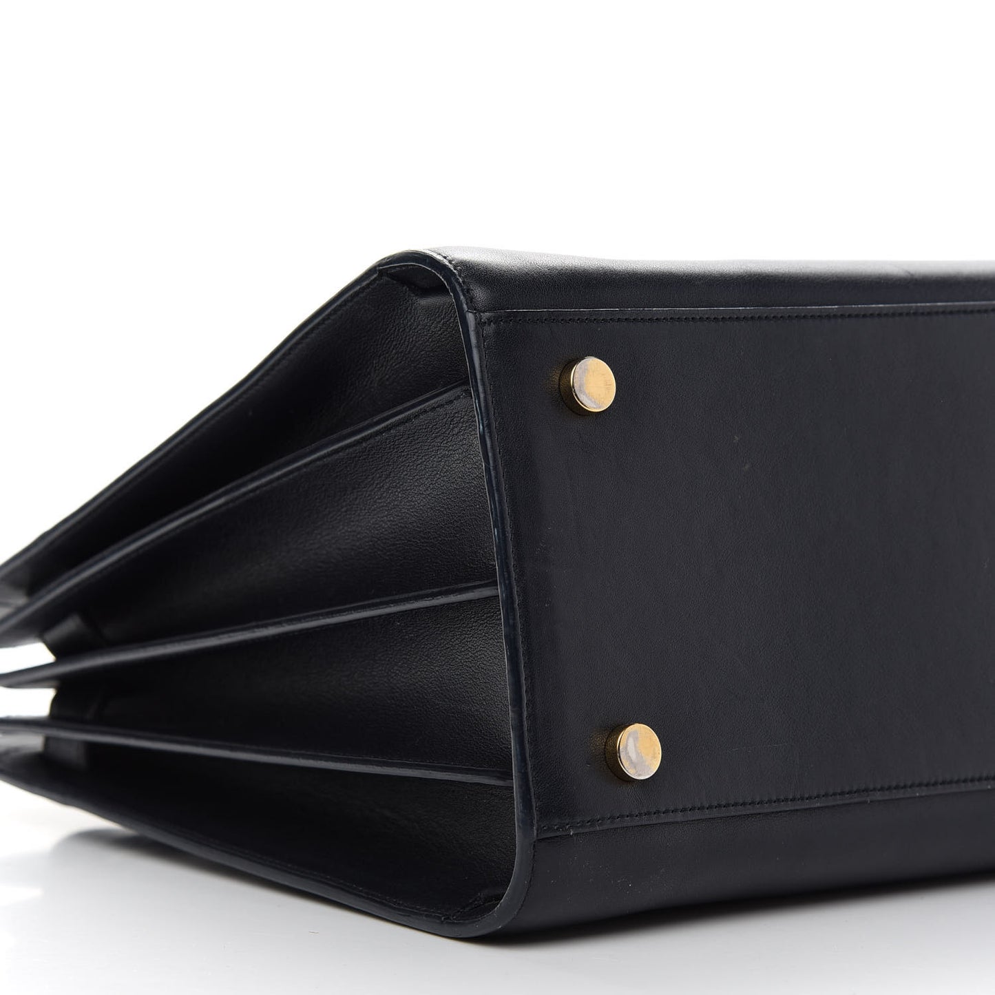 Calfskin Small Sac De Jour Black