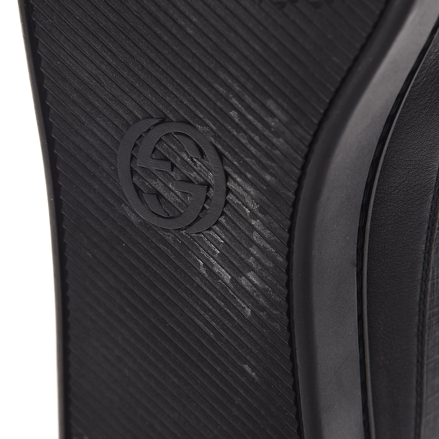 GG Supreme Monogram Calfskin Mens Hightop Sneakers 9.5 Black