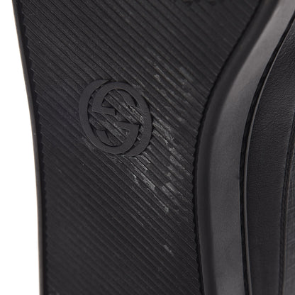 Gucci GG Supreme Monogram Calfskin Mens Hightop Sneakers 9.5 Black 8 of 13