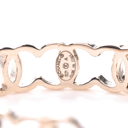Chanel Metal CC Hoop Earrings Gold 4 of 5
