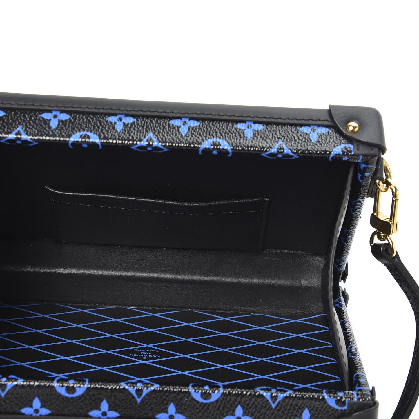 Monogram Petite Malle Blue Black