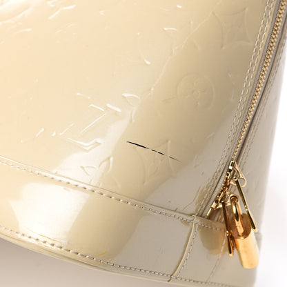 Louis Vuitton Vernis Alma GM Blanc Corail 17 of 22