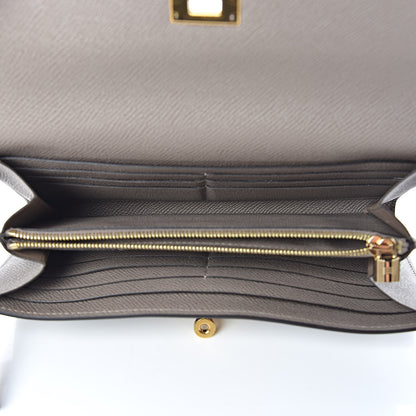 Hermes Epsom Kelly Longue Wallet Gris Asphalte 5 of 8
