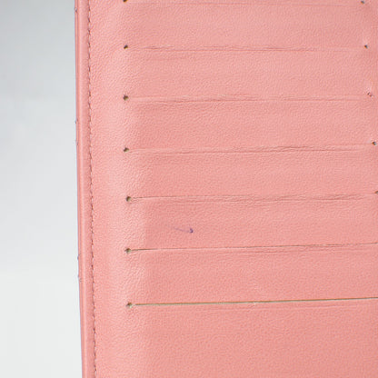 Chanel Lambskin Quilted Yen Wallet Pink 8 of 11