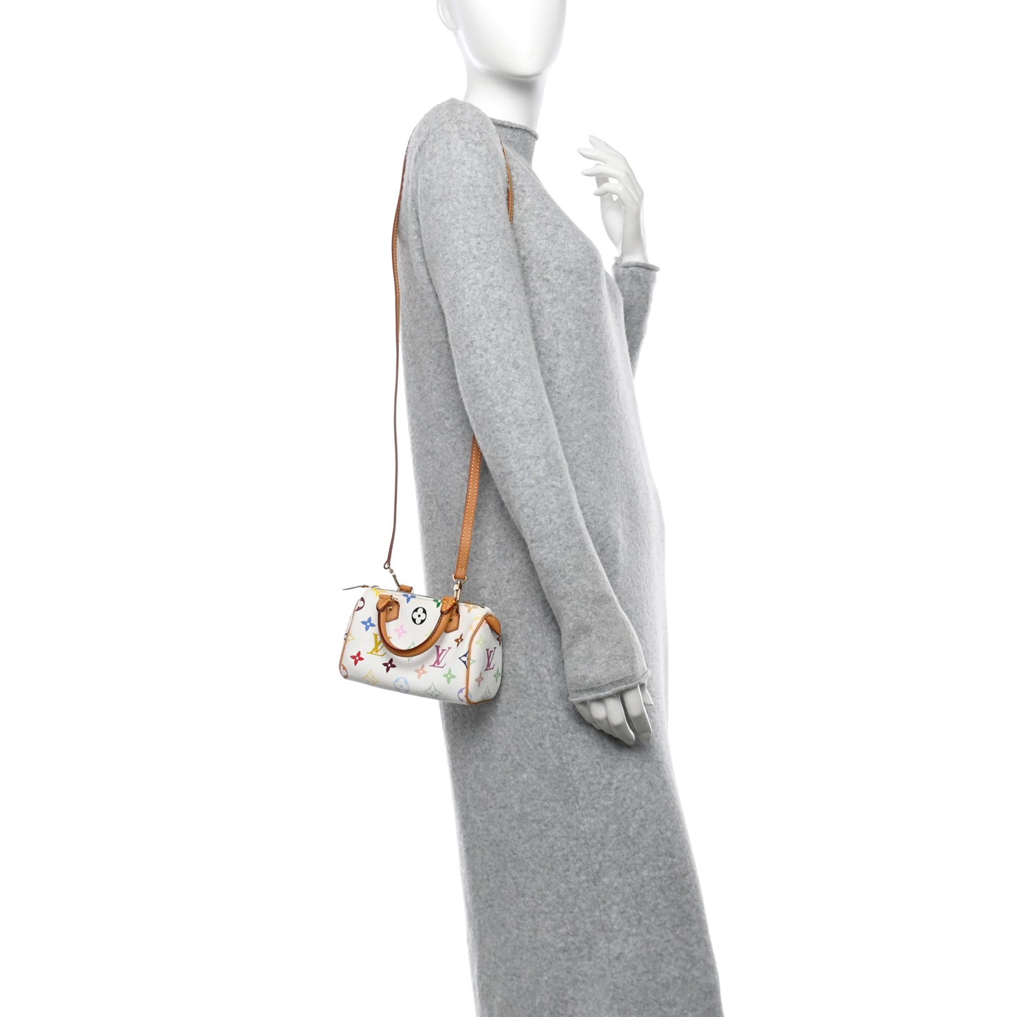 Monogram Multicolor Mini Sac HL Speedy White