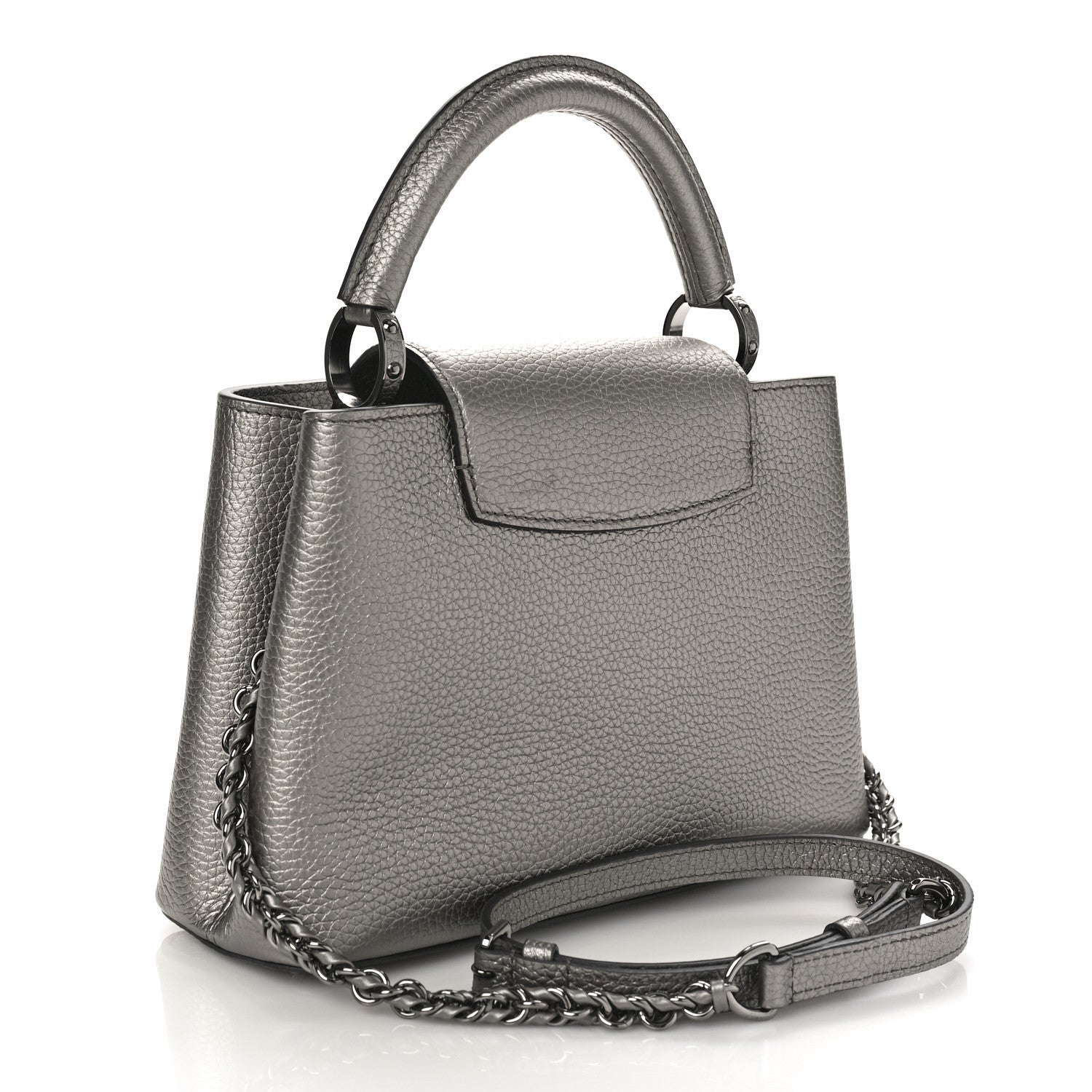 Louis Vuitton Metallic Calfskin Mini Capucines 2 of 8