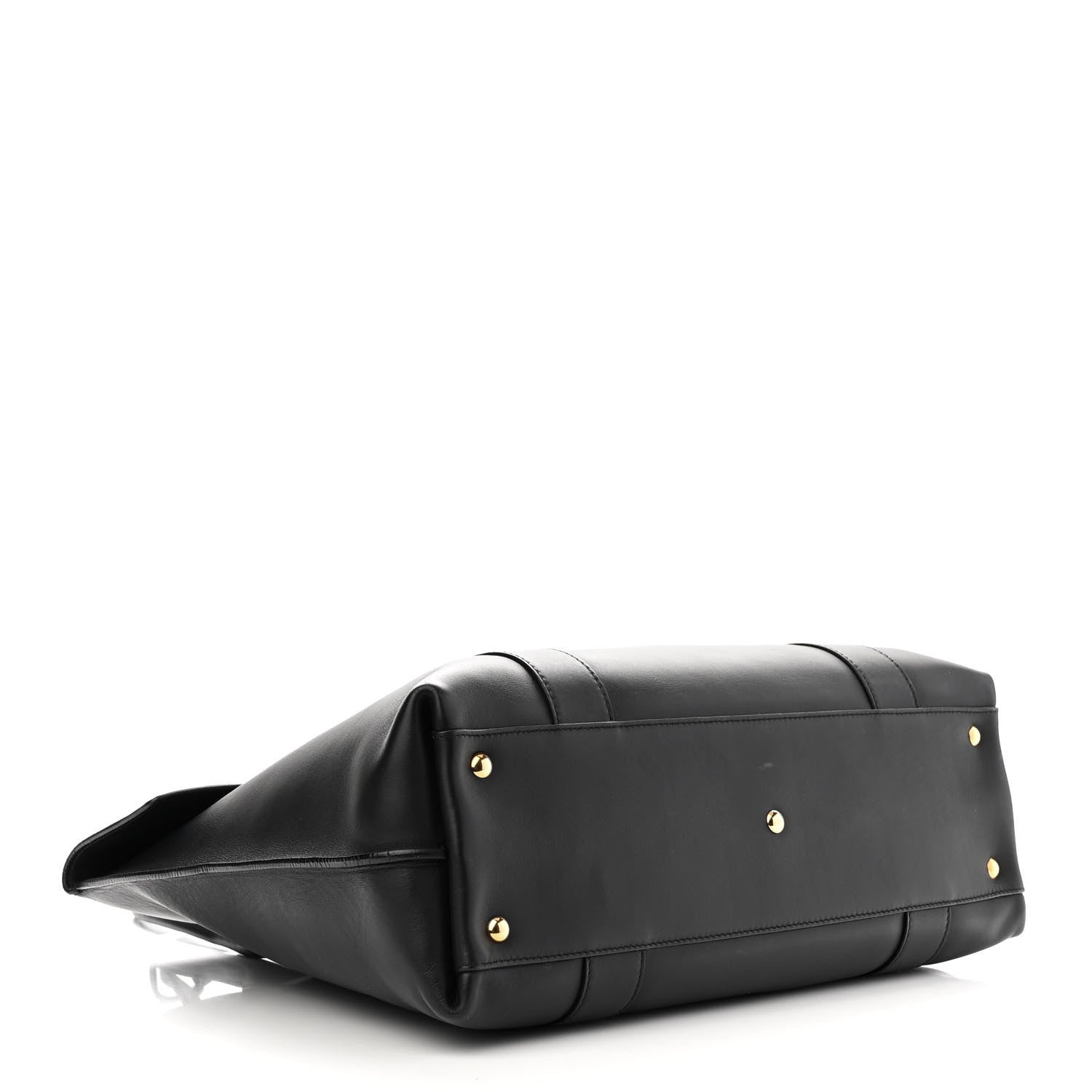 Salvatore Ferragamo Calfskin Large Sookie Satchel Black 5 of 21