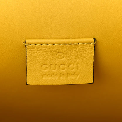 Gucci Suede Crystal Bow Embroidered Small Dionysus Shoulder Bag Yellow 6 of 11