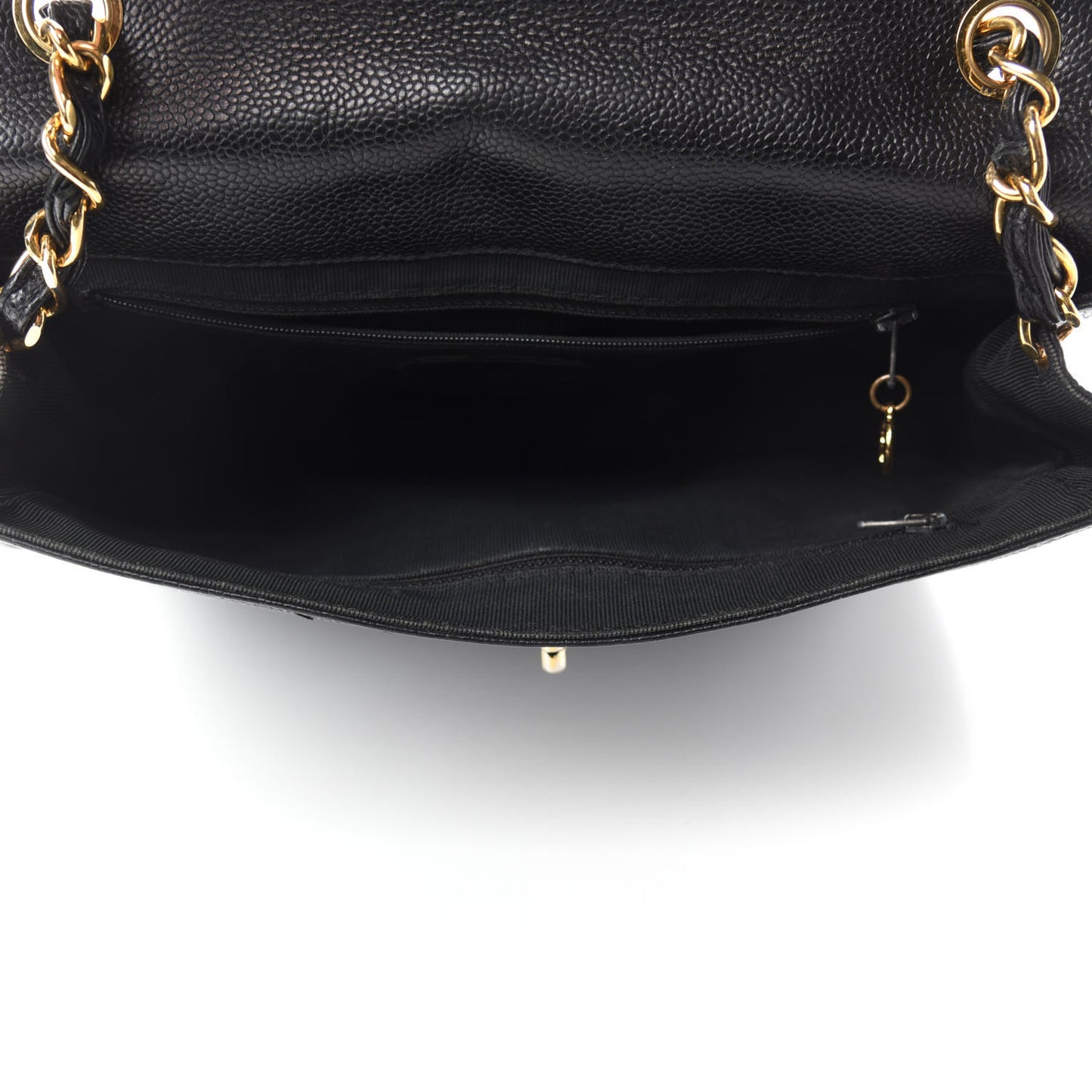 Caviar CC Shoulder Bag Black