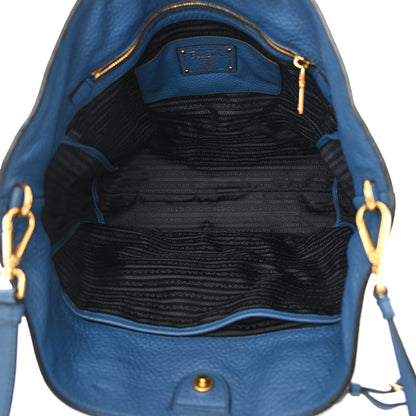 Prada Vitello Daino Shopping Tote Inchiostro 4 of 15