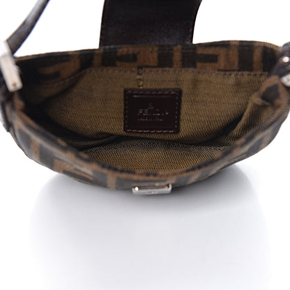 Fendi Zucca Mini Half Moon Baguette Tobacco 6 of 11