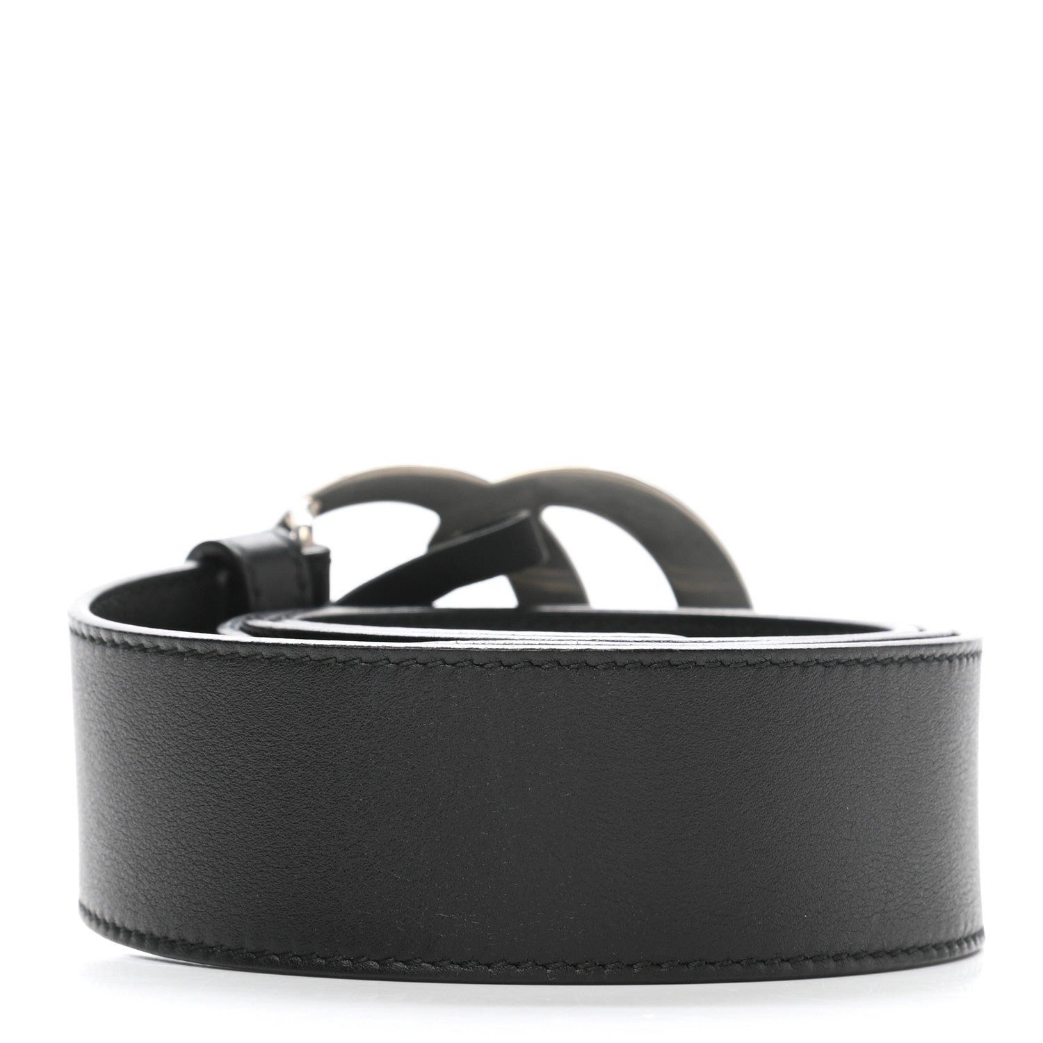 Gucci Moon Calfskin Nickel Double G 40mm Belt 85 34 Black 2 of 7