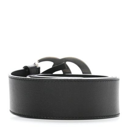 Gucci Moon Calfskin Nickel Double G 40mm Belt 85 34 Black 2 of 7