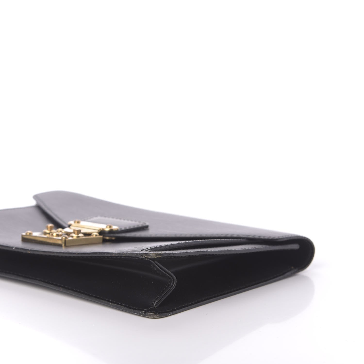 Louis Vuitton Epi Pochette Sellier Dragonne Clutch Black 7 of 11