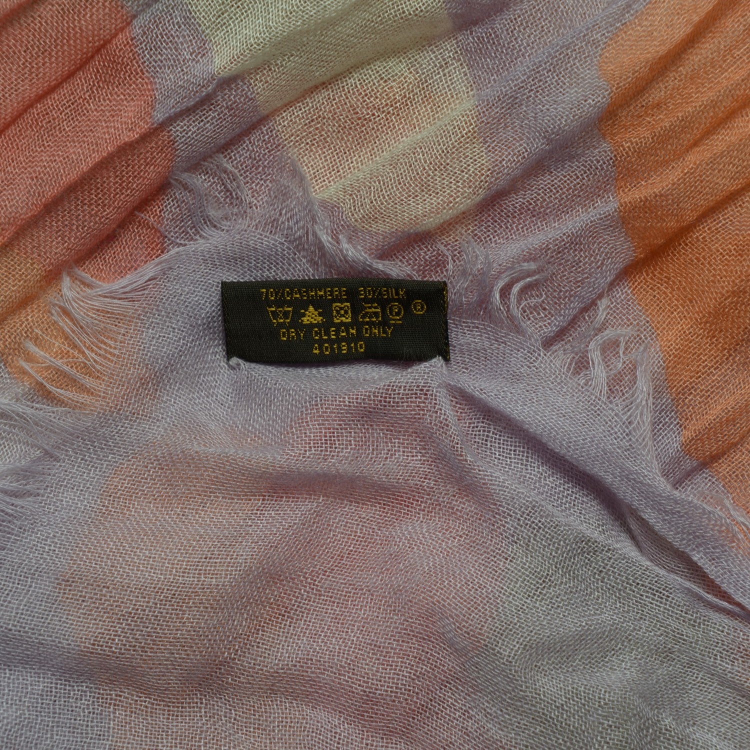 Louis Vuitton Cashmere Silk Graffiti Stole 6 of 6