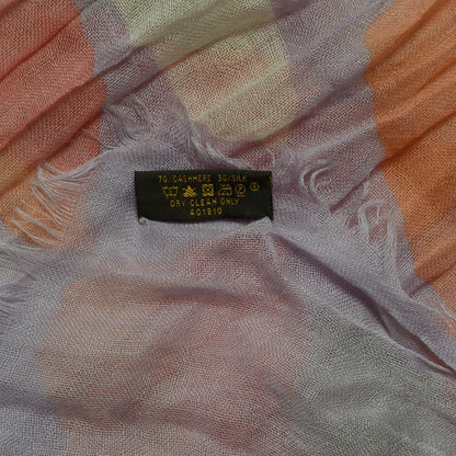 Louis Vuitton Cashmere Silk Graffiti Stole 6 of 6