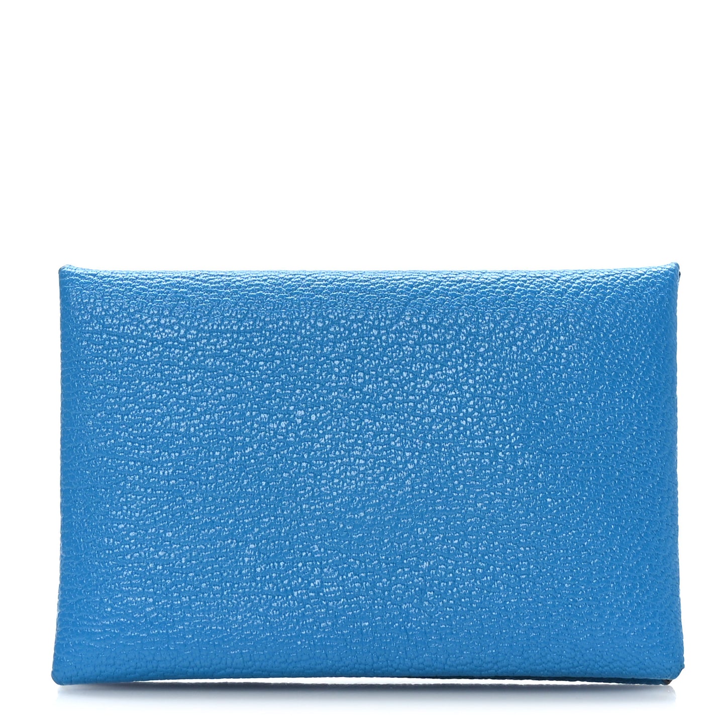 Chevre Mysore Verso Calvi Card Case Bleu Frida Cuivre