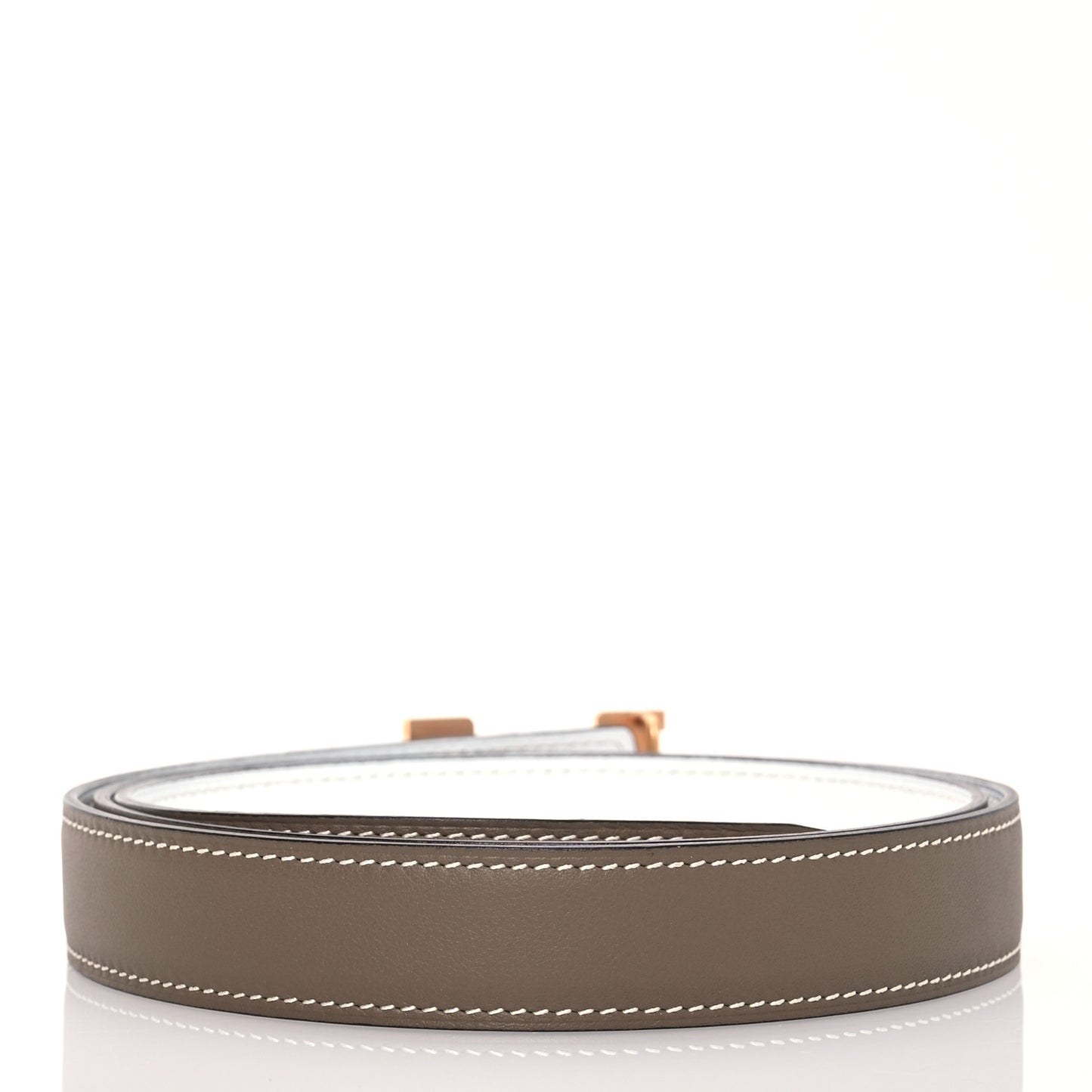 Swift Epsom 32mm H Belt 95 38 Etoupe White
