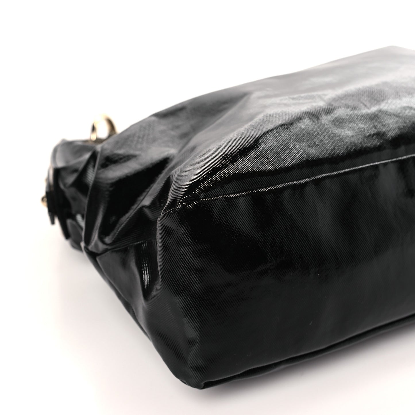 Dialux Medium Horsebit Chain Hobo Black