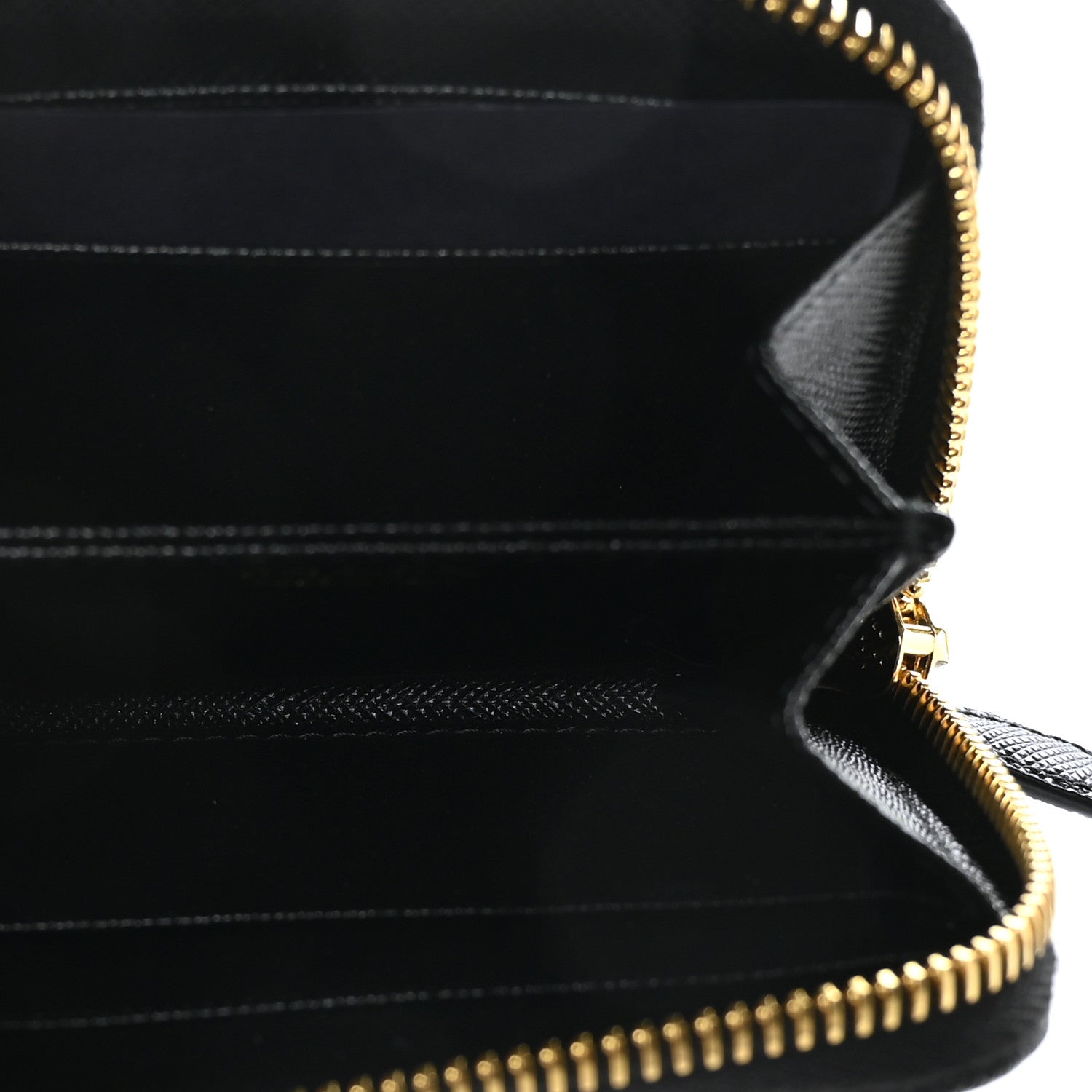 Prada Saffiano Metal Coin Purse Black 5 of 6