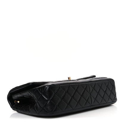 Chanel Shiny Lambskin Quilted Daily Friend Flap Black 4 of 10