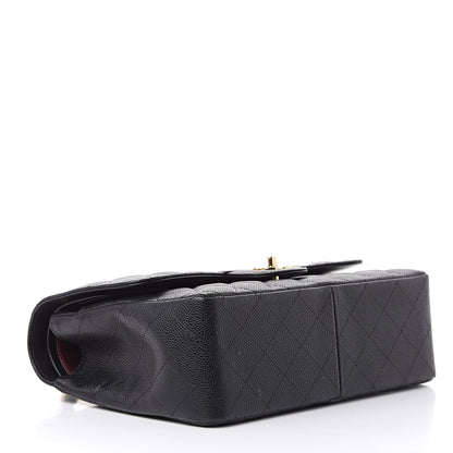 Chanel Caviar Quilted Jumbo Double Flap Black 4 of 11